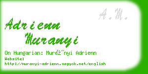 adrienn muranyi business card